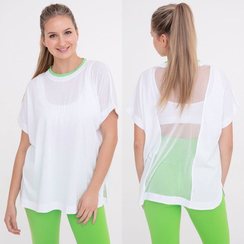 Hunter Mesh Back Short Sleeve Top
